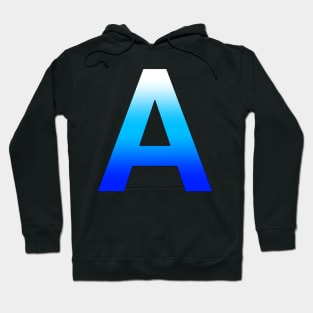 Blue Letter A Hoodie